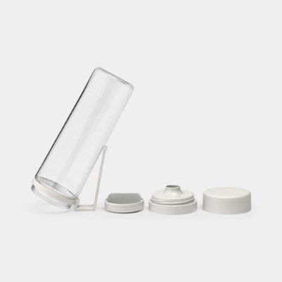 BRABANTIA Make & Take ūdens pudele ar sietiņu, light grey