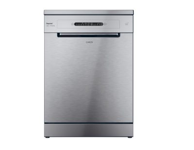 Candy Dishwasher, CF 3C7L0X, Free standing, Width 60 cm, Number of place settings 13, Number of programs 5, Energy efficiency class C, Stainless steel