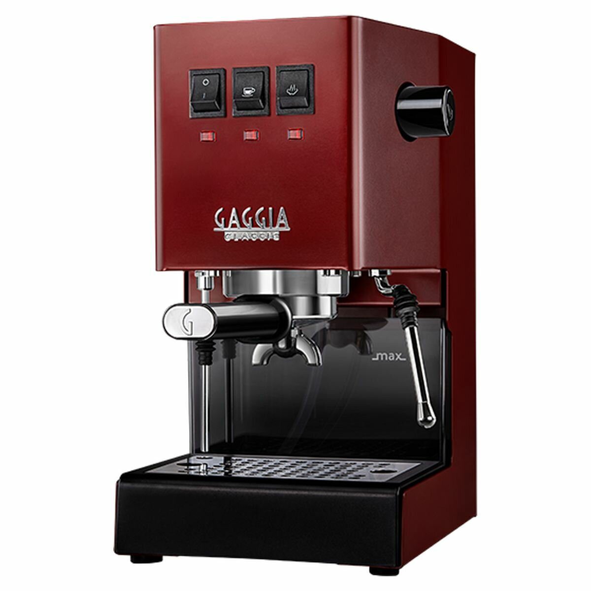 Coffee Maker, RI9481/12 Classic E24, Pump pressure 15 bar, Built-in milk frother, Semi-automatic, Cherry Red