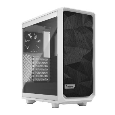 Meshify 2 Compact Clear Tempered Glass, White, ATX