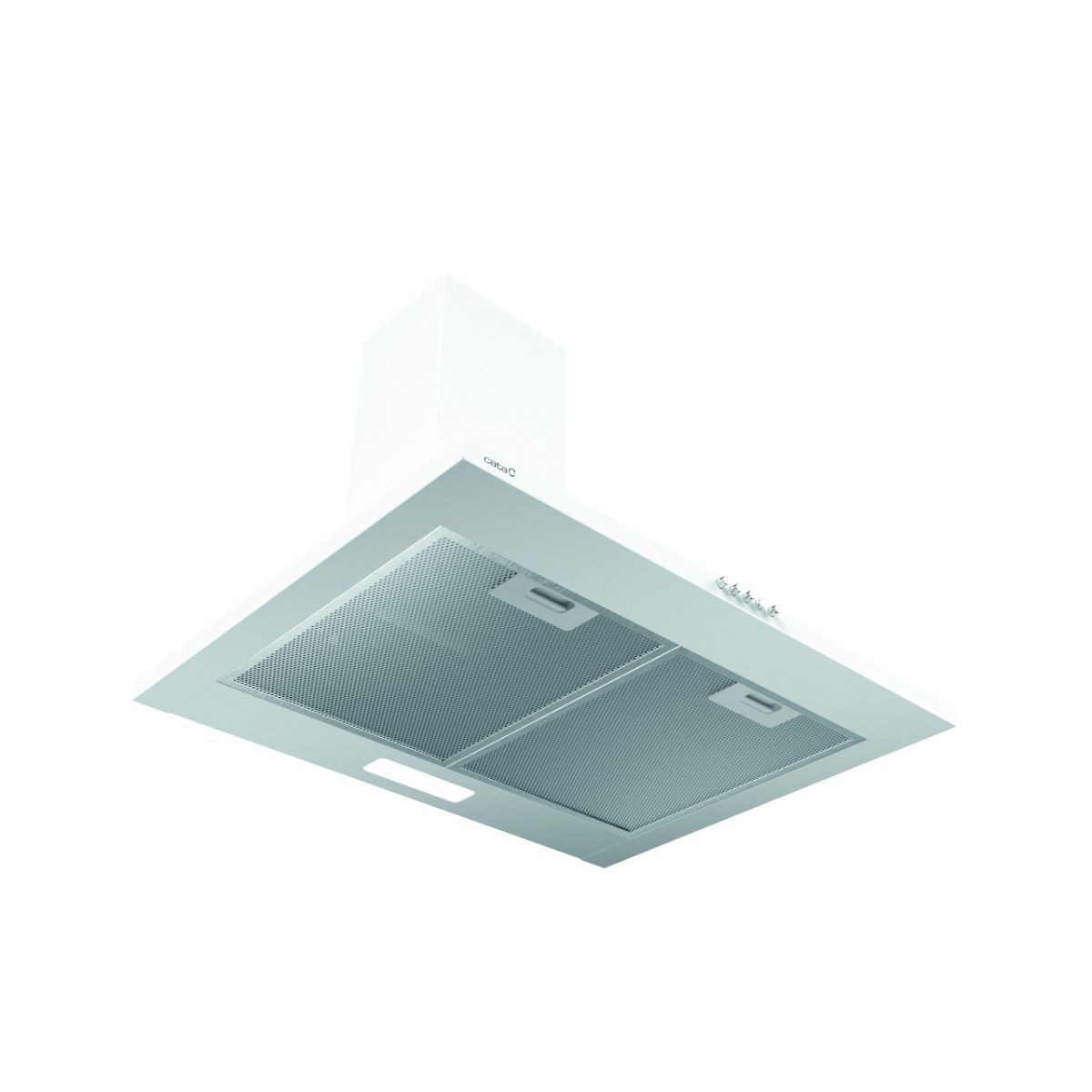CATA Hood, VK 6000 WH, Wall mounted, Energy efficiency class A, Width 60 cm, 398 m³/h, Push buttons, CSLED, White