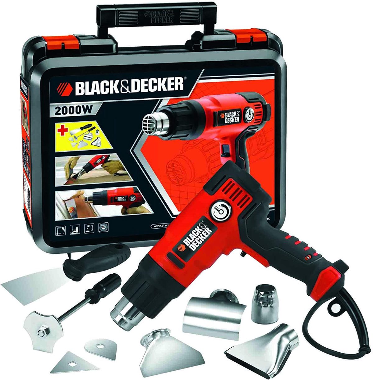 Heavy Duty Heat Gun, KX2200K-QS, 2000 W