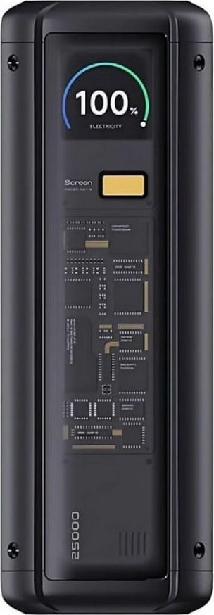 Xiaomi Power Bank, HyperCharge, 25000 mAh, Black