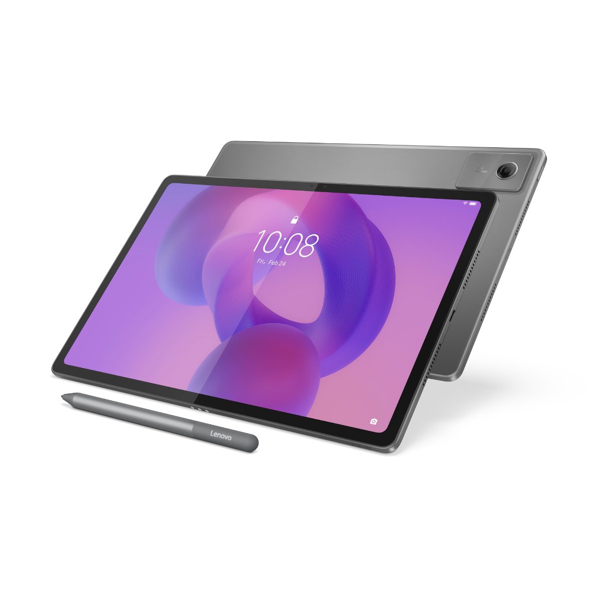 Lenovo Idea Tab Plus Wi-Fi (w/o power adapter), ZAG70004SE, 12.1 ", Luna Grey, IPS, 2560 x 1600 pixels, MediaTek, Dimensity 6400, 12 GB, Soldered LPDDR4x, 256 GB, Wi-Fi, Front camera, 8 MP, Rear camera, 13 MP, Bluetooth, 5.2, Android, 15 or Later, Warranty 24 month(s), Lenovo Tab Pen