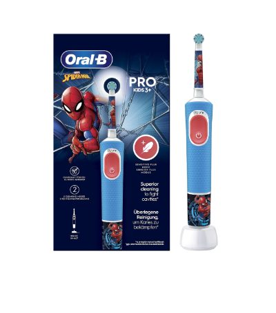 Electric Toothbrush, Vitality PRO Kids Spiderman, Rechargeable, For kids, Number of brush heads included 1, Number of teeth brushing modes 2