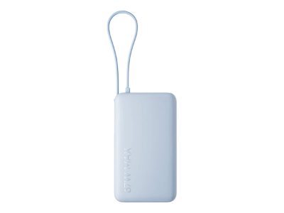 Xiaomi 67W Power Bank 10000 (Integrated Cable), 10000 mAh, Ice Blue