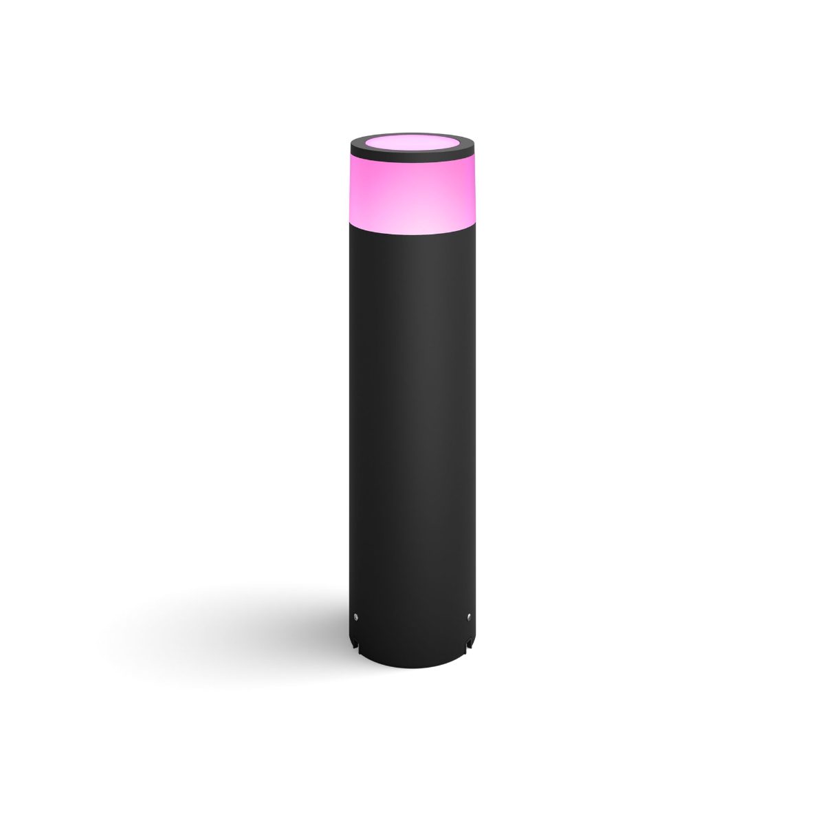 Philips Hue WCA Calla Outdoor Large Bollard, Black, 8 W, 2000-6500 Hue White Colour Ambiance