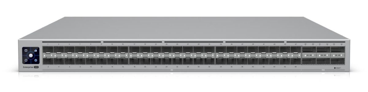 Switch, UBIQUITI, Enterprise Campus Aggregation, Type L3, 6xQSFP28, 48xSFP28, ECS-AGGREGATION