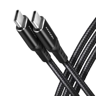 Data and charging cable, 2 m, BUCM-CM20AB, USB Type C to USB Type C