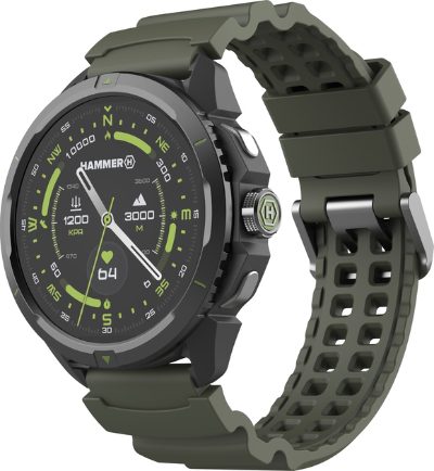 Hammer Watch 2, Smart watch, AMOLED, 1.5”, Military Edition