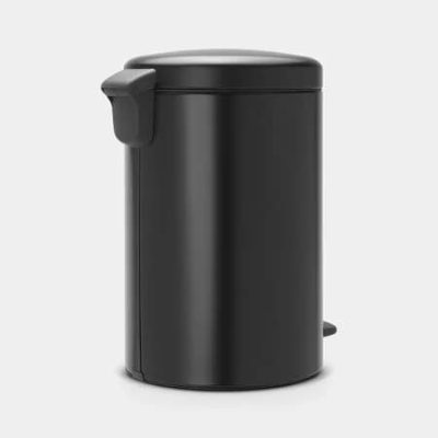 BRABANTIA atkritumu tvertne ar pedāli NewIcon, 20 l, Matt Black
