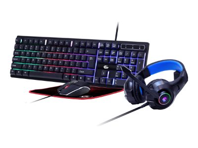4-in-1 Backlight Gaming Kit "Ghost", GGS-UMGL4-02, Gaming Kit, Wired, US