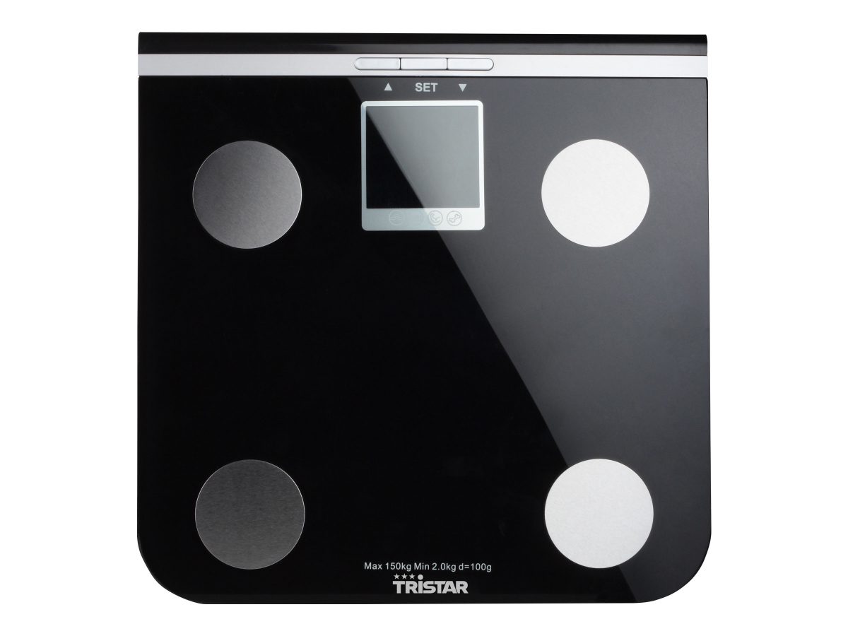 Electronic, Maximum weight (capacity) 150 kg, Accuracy 100 g, Body Mass Index (BMI) measuring, Black