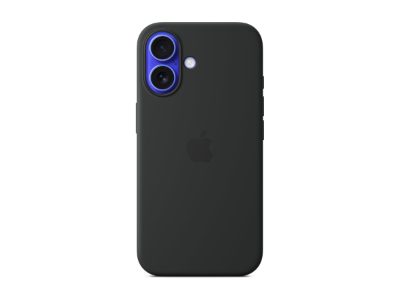 Apple Case with MagSafe, Apple, iPhone 16, Silicone, Black
