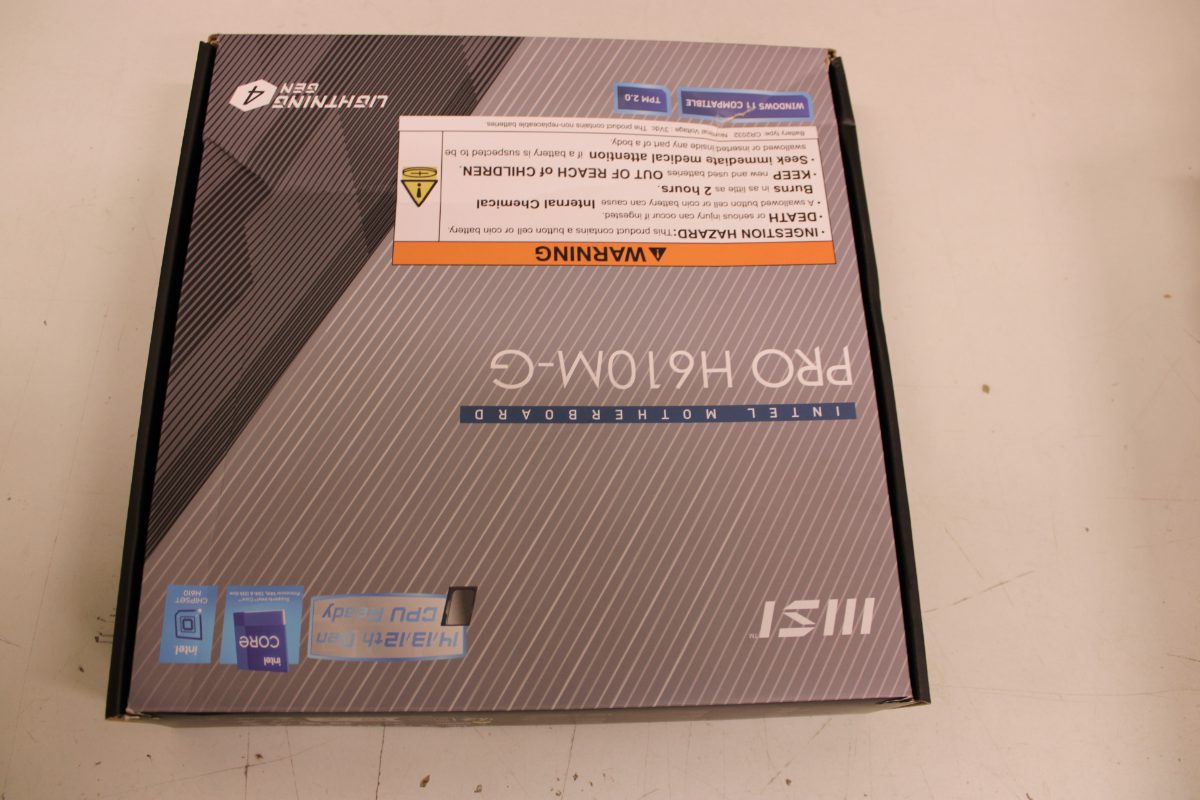 MSI PRO H610M-G, Processor family Intel, Processor socket LGA1700, DDR5, Supported hard disk drive interfaces SATA, M.2, Number of SATA connectors 4