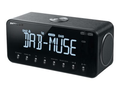 DAB+/FM Clock Radio with Bluetooth, M-196 DBT, Alarm function, NFC features, AUX in, Black