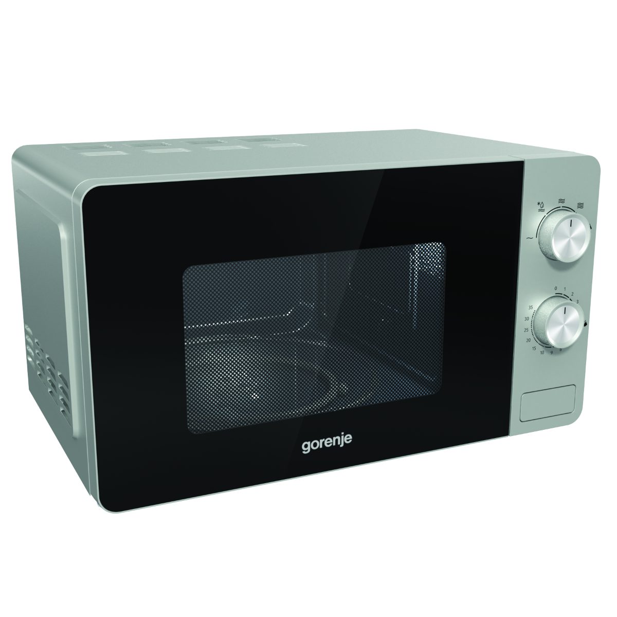 Microwave oven, MO17E1S, Free standing, 17 L, 700 W, Silver