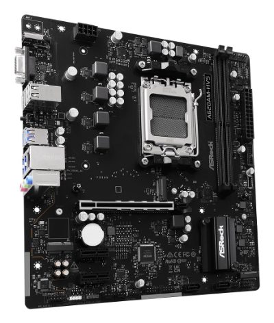 Mainboard, ASROCK, AMD A620A, micro ATX, RAM DDR5-SDRAM, 2xSlots, A620AM-HVS