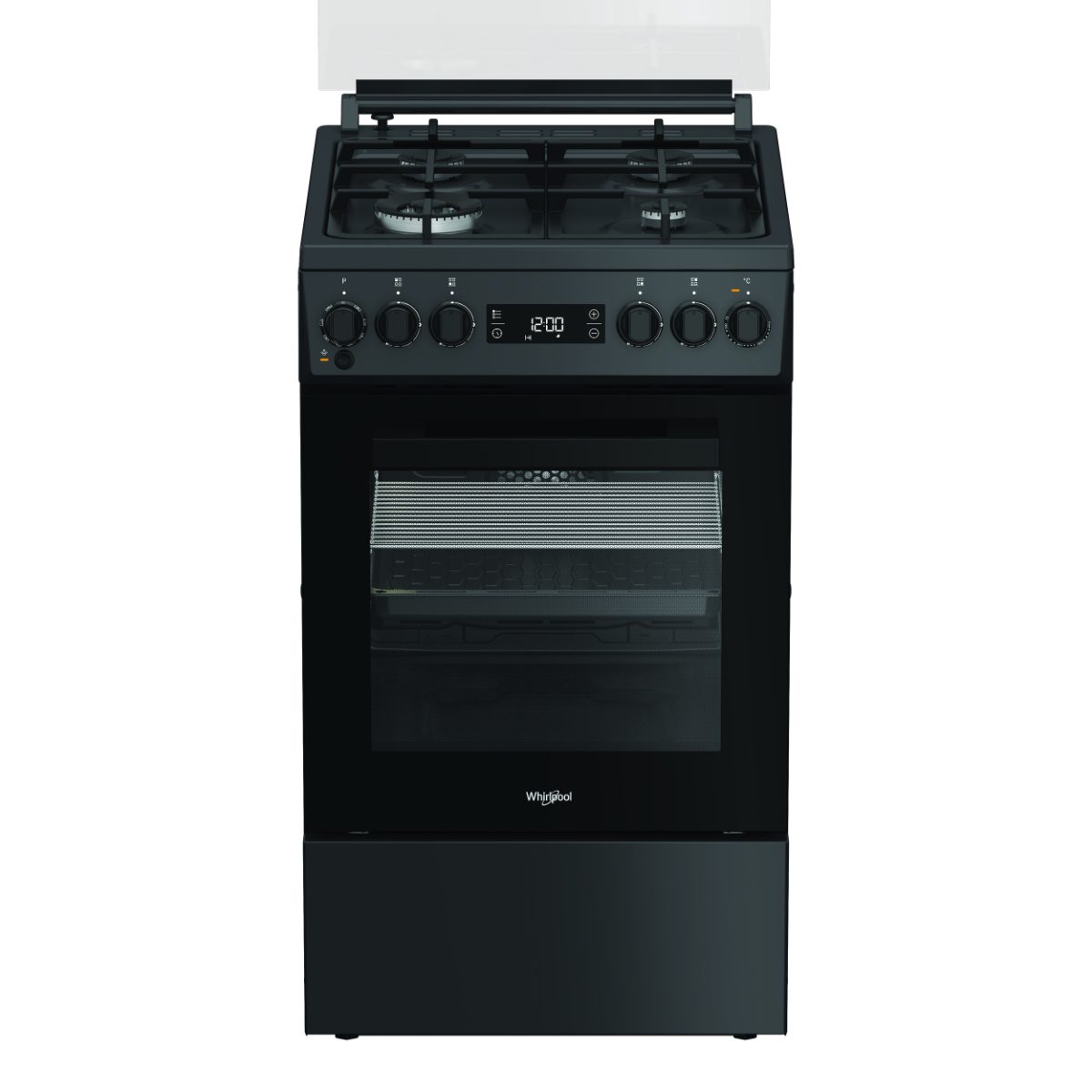 Whirlpool Cooker, W5G8LMSWTA, Hob type Gas, Oven type Electric, Anthracite, Width 50 cm, Depth 60 cm, 60 L