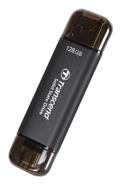 External SSD, TRANSCEND, ESD310C, 128GB, USB-C, USB, 3D NAND, TS128GESD310C