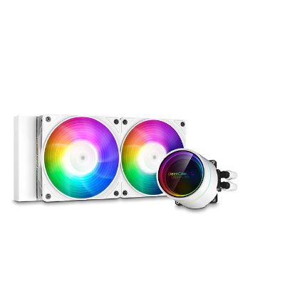 CASTLE 240EX A-RGB, White, Intel, AMD, CPU Liquid Cooler