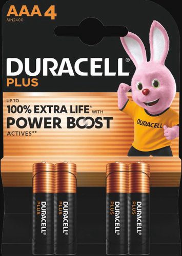 Duracell Plus Boost MN2400 BL4, AAA