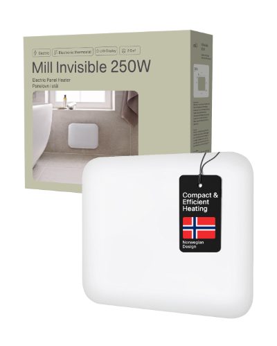Heater, IB250 Steel, Panel Heater, 250 W, Number of power levels 1, Suitable for rooms up to 2-5 m², White
