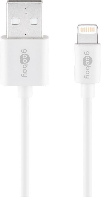 Lightning USB charging and sync cable, 54600, USB-C to Lightning Apple Lightnin male (8-pin), USB 2.0 male (type A)