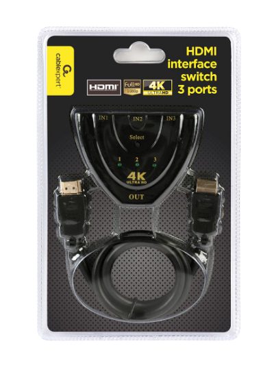 CABLE HDMI SWITCH 3PORTS/DSW-HDMI-35 GEMBIRD