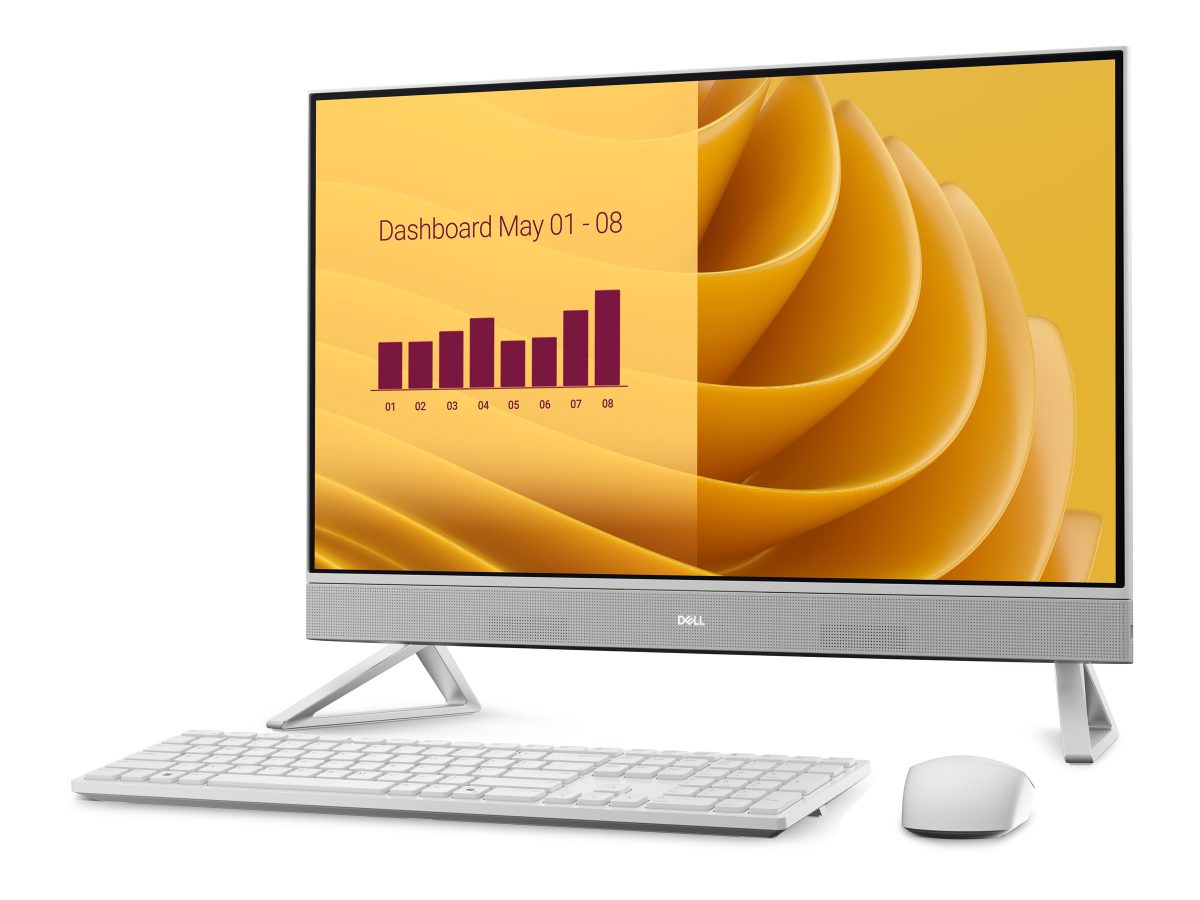 Dell EC27250, AIO, Desktop, Intel Core 7, 27 ", 16 GB, 150U, DDR5, 512 GB, Intel Graphics, US International, Windows 11 Pro, Warranty 36 month(s)