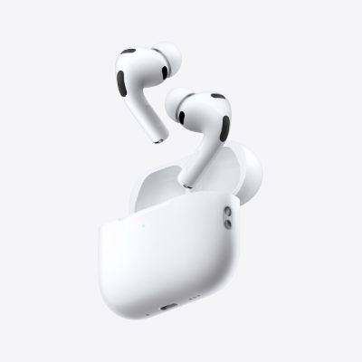 Apple AirPods Pro 3, Bluetooth, In-Ear, White, Noise canceling, Wireless