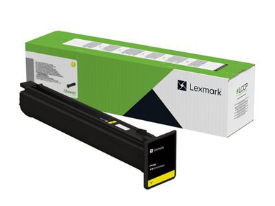 Lexmark 77L2HY0 Yellow High Capacity Return Programme Toner Cartridge (46.9K Pages) for Lexmark CS963, CX961, CX962, CX963 Printers, Lexmark