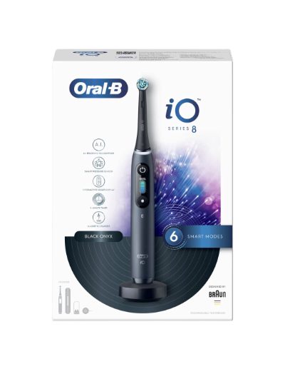 BRAUN Series iO8 el.zobu  birste, Black Onyx