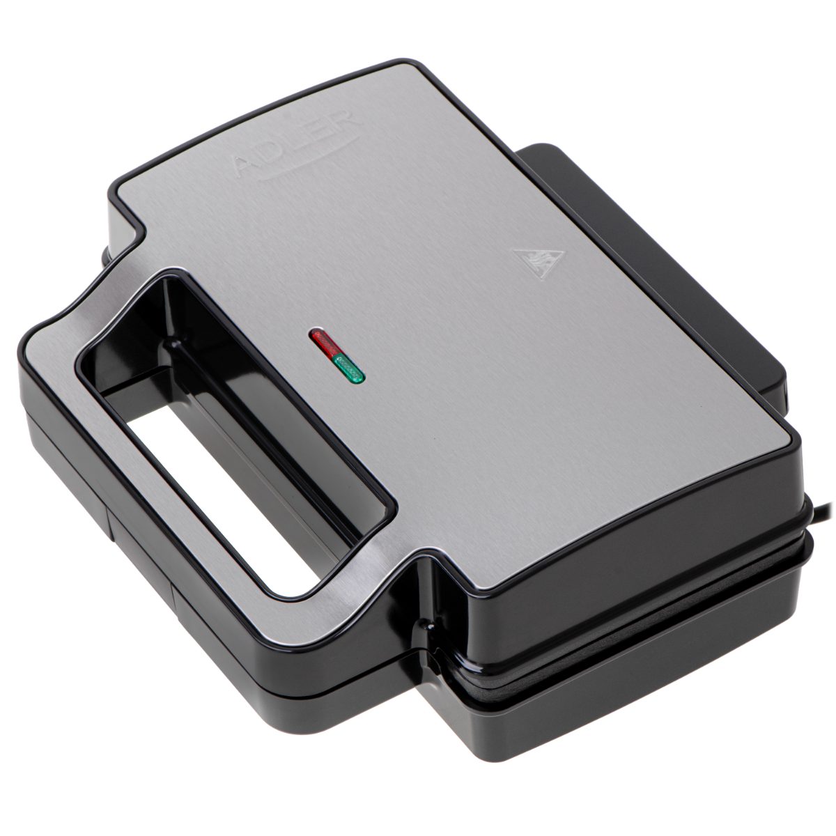 Adler Sandwich maker 2 in 1, AD 3073, 1000 W, Number of plates 2, Stainless Steel/Black
