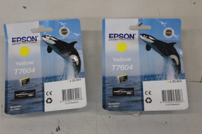 Epson T7604, Ink Cartridge, Yellow
