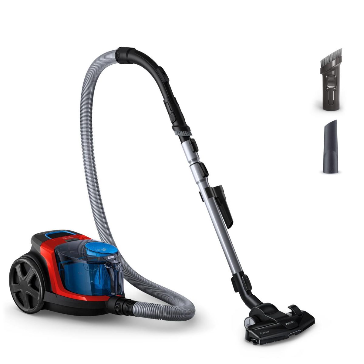 Vacuum cleaner, PowerPro Compact FC9330/09, Bagless, Power 900 W, Dust capacity 1.5 L, Red