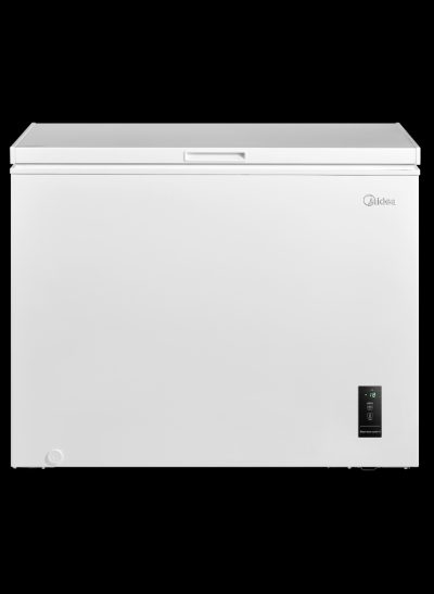Midea Freezer, MDRC345FEE01, Energy efficiency class E, Chest, Free standing, Height 85 cm, Total net capacity 249 L, White