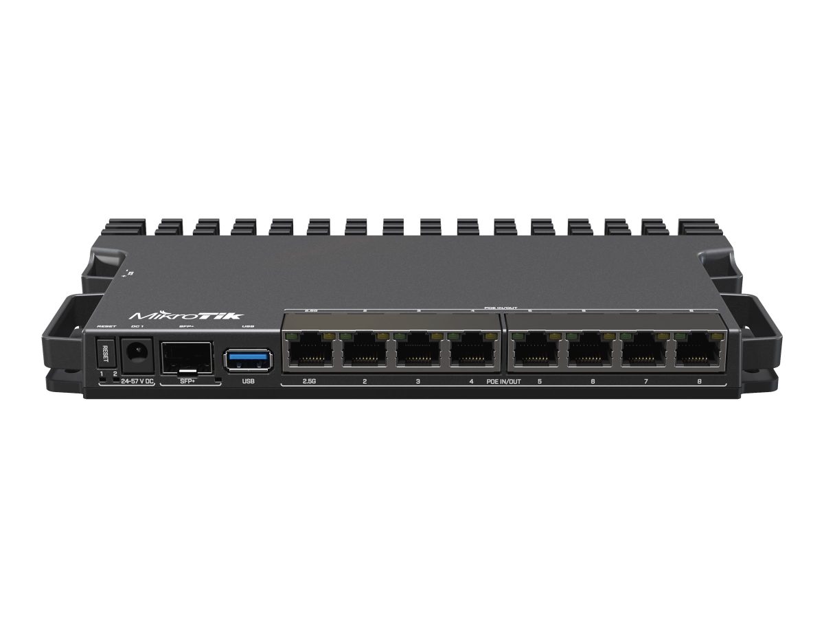 RouterBOARD, RB5009UPr+S+IN, No Wi-Fi, 10/100/1000 Mbit/s, Ethernet LAN (RJ-45) ports 7, Mesh Support No, MU-MiMO No, No mobile broadband
