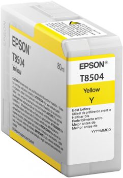 Epson T8504, Ink Cartridge, Yellow