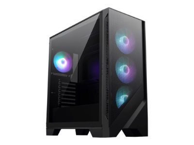 MSI PC Case, MAG FORGE 321R AIRFLOW, Side window, Black, Mid-Tower, ATX