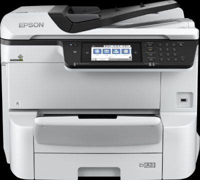 Multifunctional printer, WF-C8690DWF, Inkjet, Colour, All-in-One, A4, Wi-Fi, Grey/Black