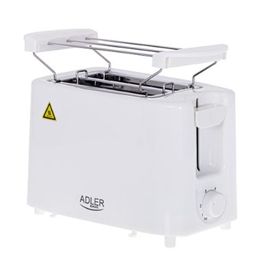 Toaster, AD 3223, Power 750 W, Number of slots 2, Housing material Plastic, White