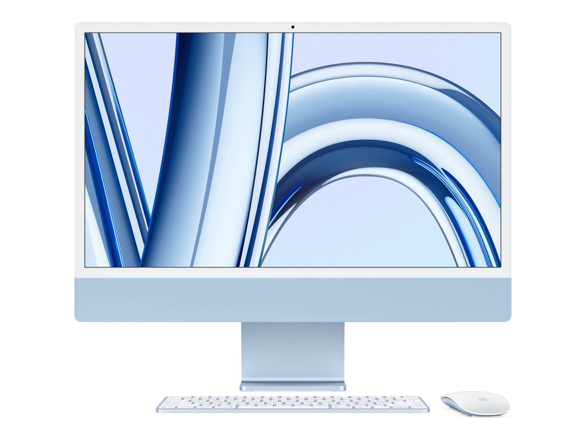 Apple iMac 24” 4.5K Retina, Apple M4 10C CPU, 10C GPU/24GB/512GB SSD/Blue/SWE, Apple