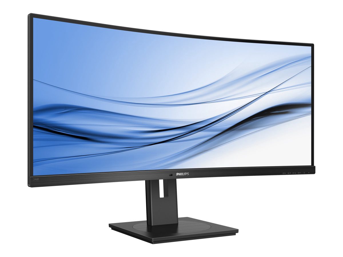 B Line, 346B1C/00, 34 ", VA, WQHD, 21:9, 100 Hz, 5 ms, 3440 x 1440, 300 cd/m², HDMI ports quantity 1, Black, Warranty 36 month(s)