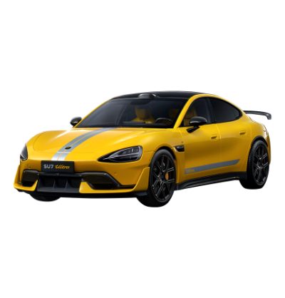 Xiaomi SU7 Ultra 1:18 Die-cast Model Car, Lightning Yellow, Zinc alloy, ABS, SAN, PVC