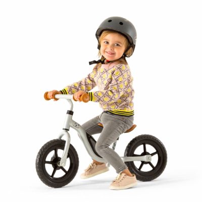 Chillafish Charlie 10"  līdzsvara velosipēds, sudraba, no 1,5  līdz 4 gadiem