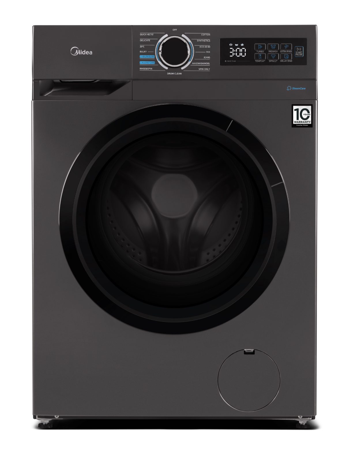 Washing Machine, MF110W60/T-HR, Energy efficiency class D, Front loading, Washing capacity 6 kg, 1000 RPM, Depth 40 cm, Width 59.5 cm, Display, LED, Silver