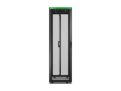 APC Easy Rack 600mm/42U/1000mm , with Roof, castors, feet and 4 Brackets, No Side panels, black, Schneider Electric