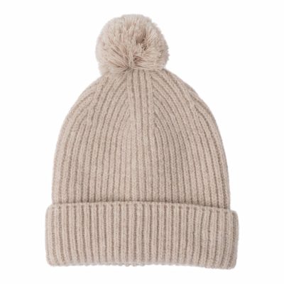 Lodger Hatter Folklore merino vilnas cepure, Beige, 6-12m