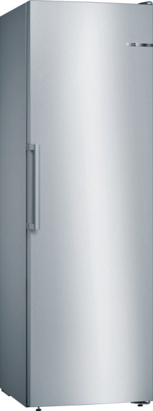 Freezer, GSN36VLEP, Energy efficiency class E, Upright, Free standing, Height 186 cm, Total net capacity 242 L, No Frost system, Stainless Steel